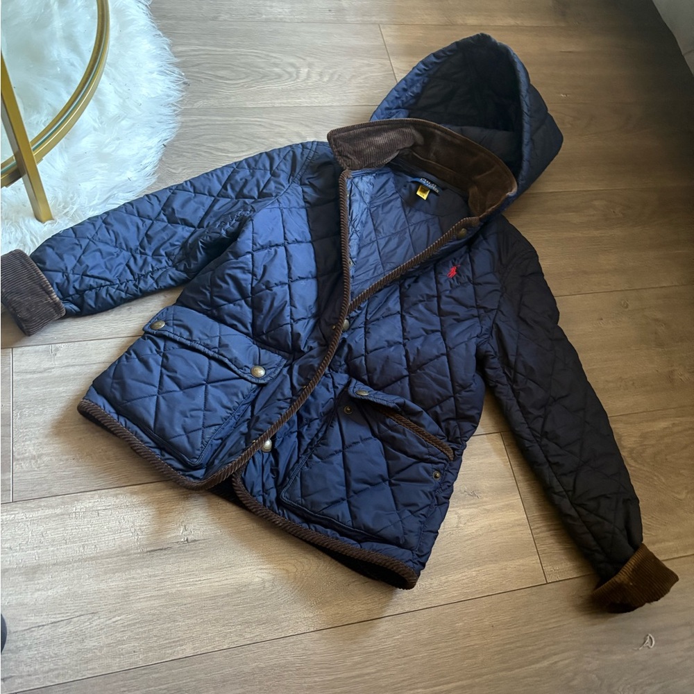 Polo by Ralph Lauren Navy Quilted Kids Jacket